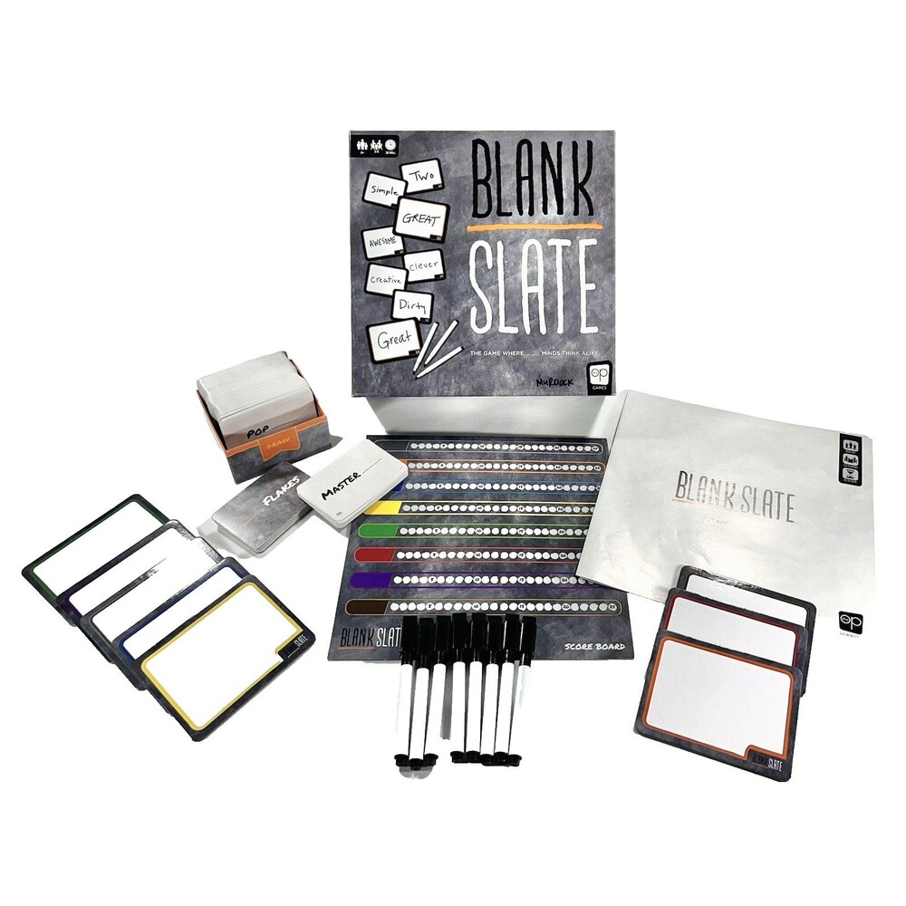 Blank Slate USAopoly 2019 Board Game Complete